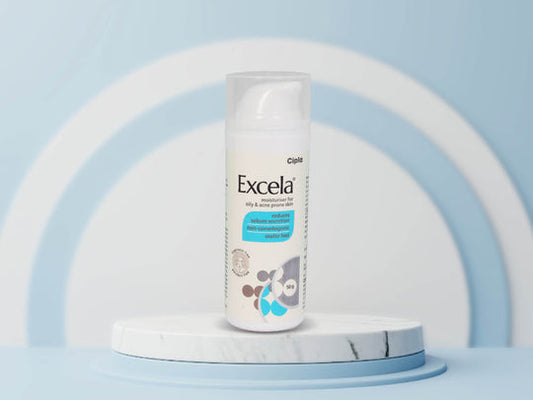 Excela Moisturiser for Oily & Acne Prone Skin 50 Gm | Cipla
