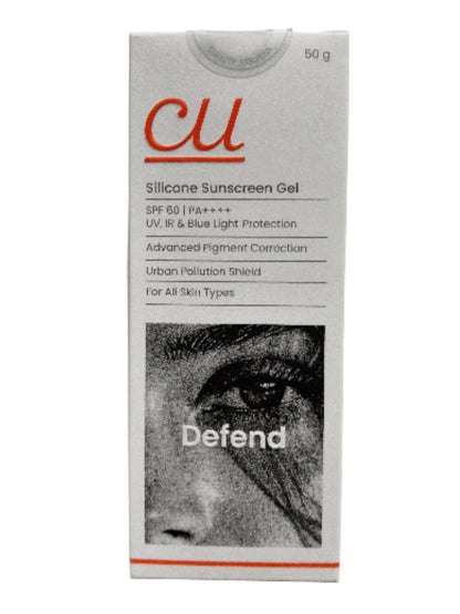 Diara Cu silicone sunscreen gel spf 60 PA+++ 50gm