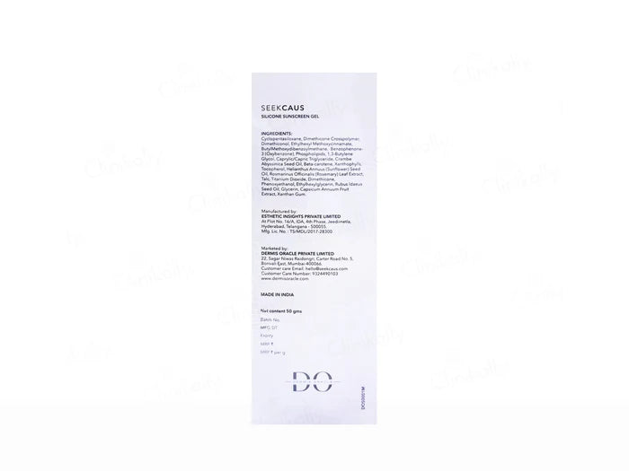 Seekcaus Silicone Sunscreen SPF50 gel 50g