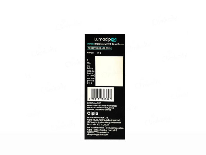 Cipla Lumacip HQ depigmenting complex 30g