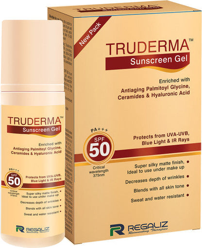 Regaliz Truderma SPF 50 Silicone Sunscreen Gel PA+++( 50g)