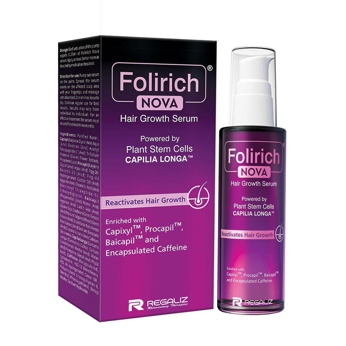 Regaliz Folirich Nova Hair Growth Serum 50 ml