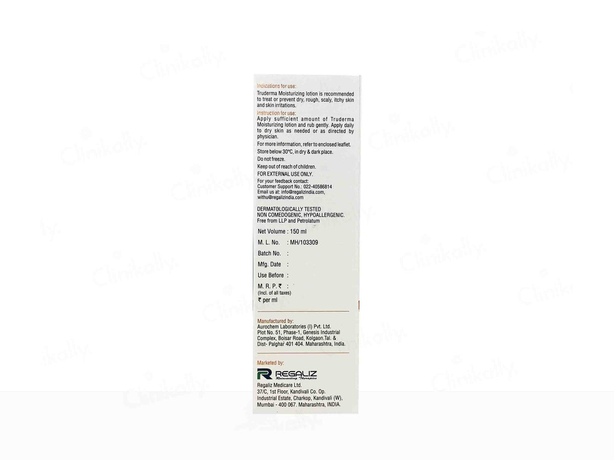 Truderma Moisturizing Lotion - Clinikally