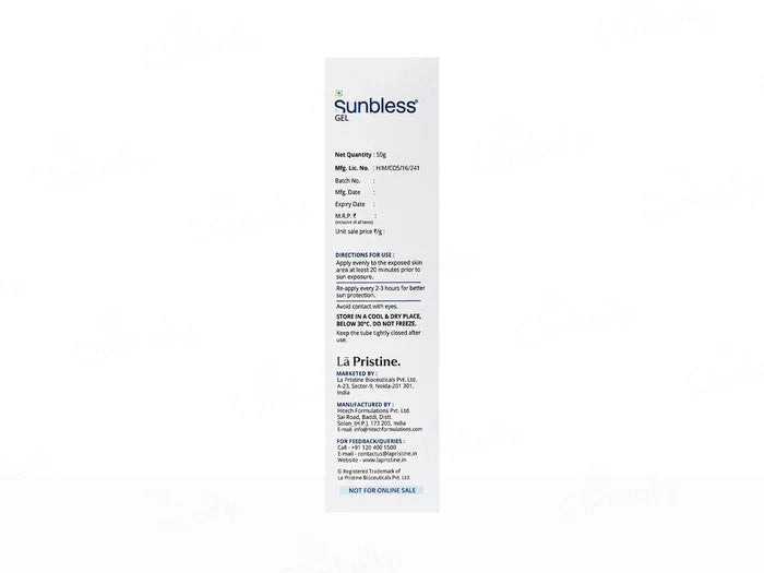 Sunbless SPF 50+ PA+++ Sunscreen Gel