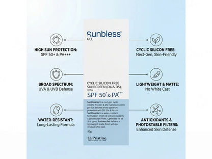 Sunbless SPF 50+ PA+++ Sunscreen Gel